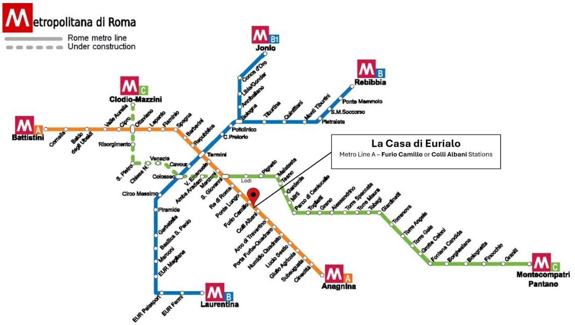 La Casa Di Eurialo Lägenhet Rom Exteriör bild